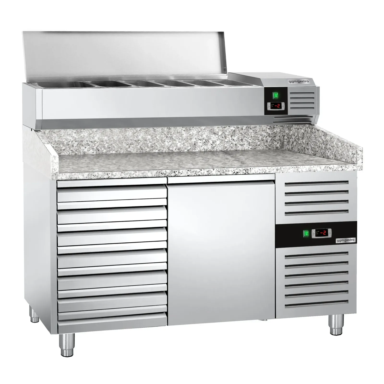 Стіл холодильний для піци PREMIUM GGM-Gastro POS158SND#AGG154END - 1