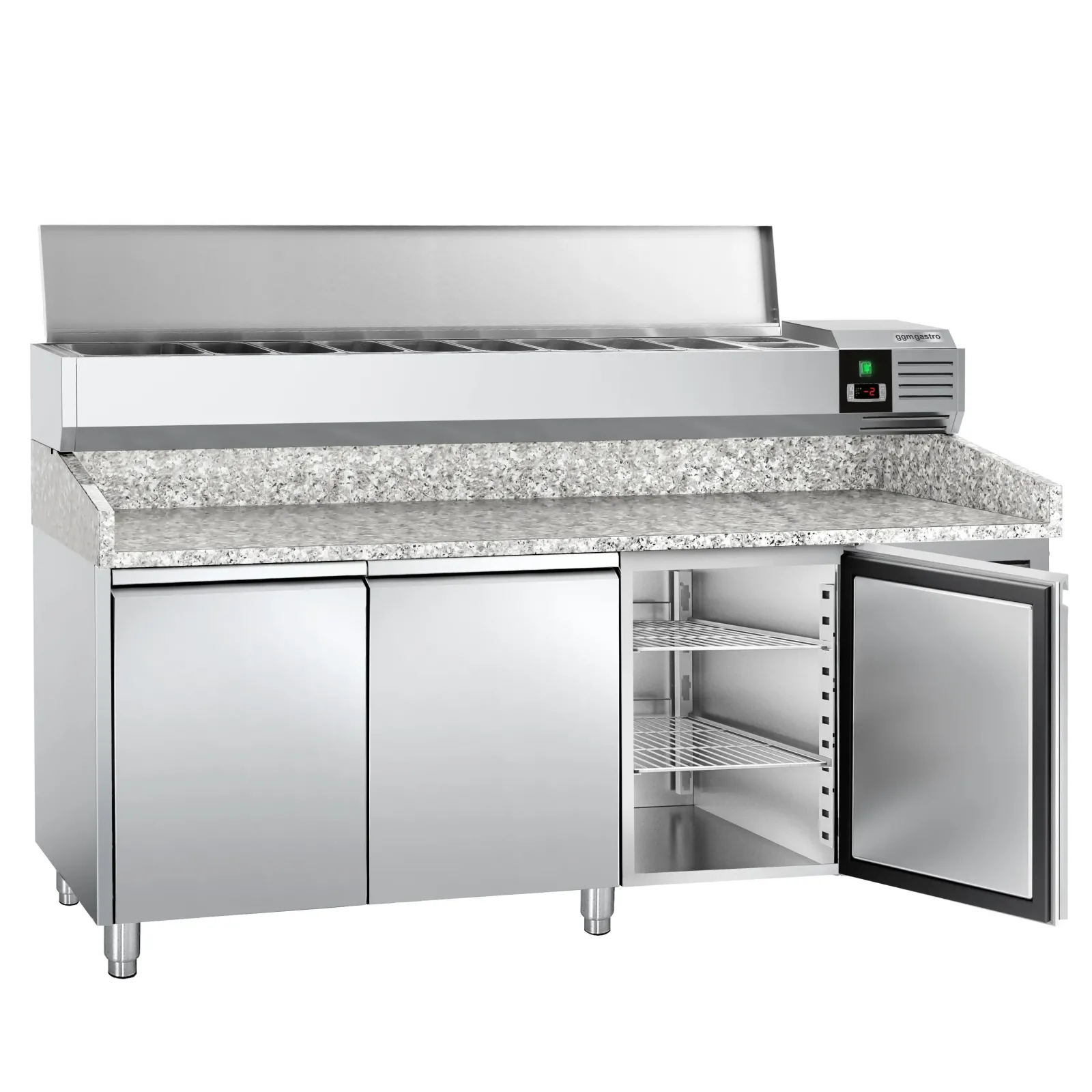 Стол холодильный для пиццы PREMIUM GGM-Gastro POS208ND#AGG204END - 3