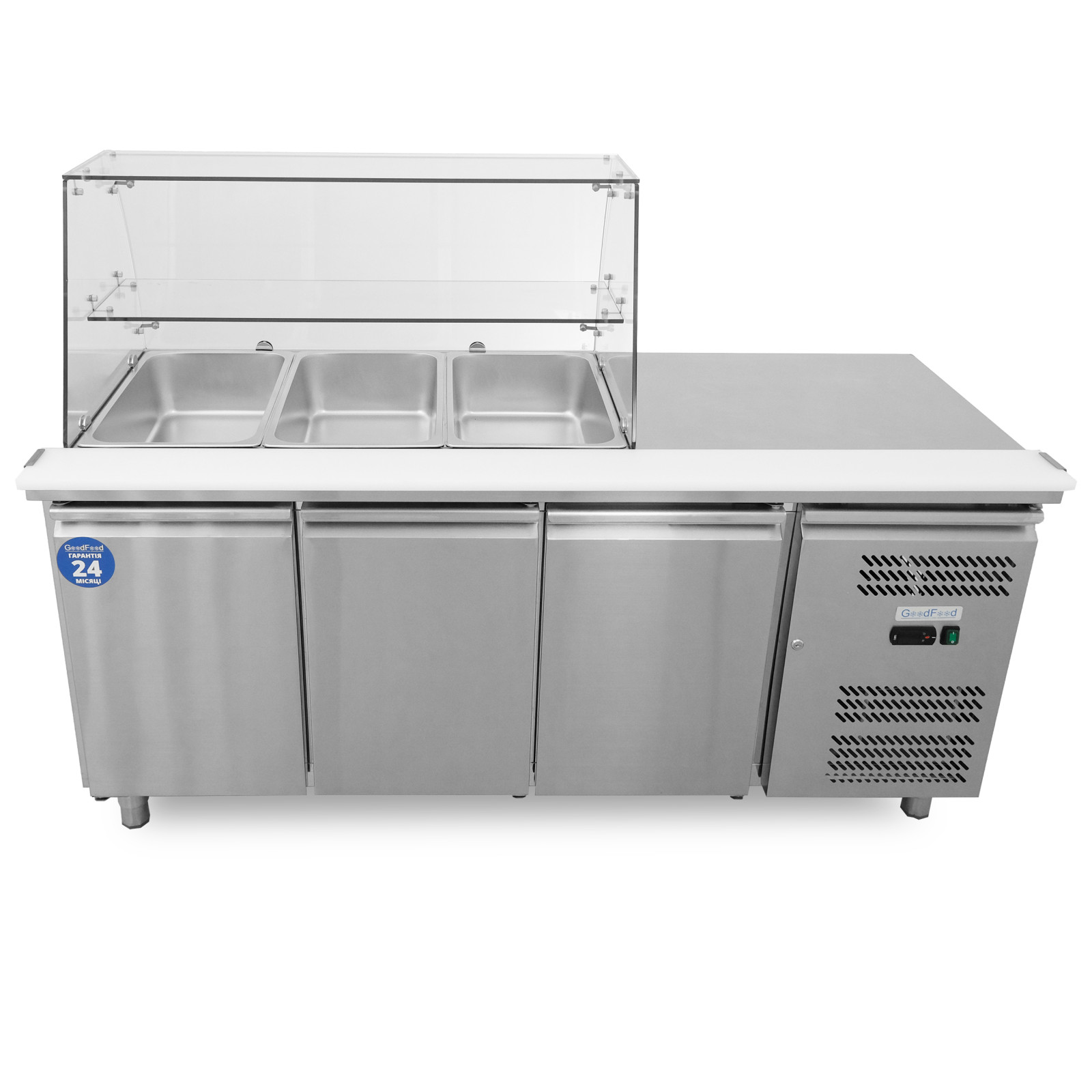 Стол холодильный GoodFood GF-GN3100SALGC-HC - 3