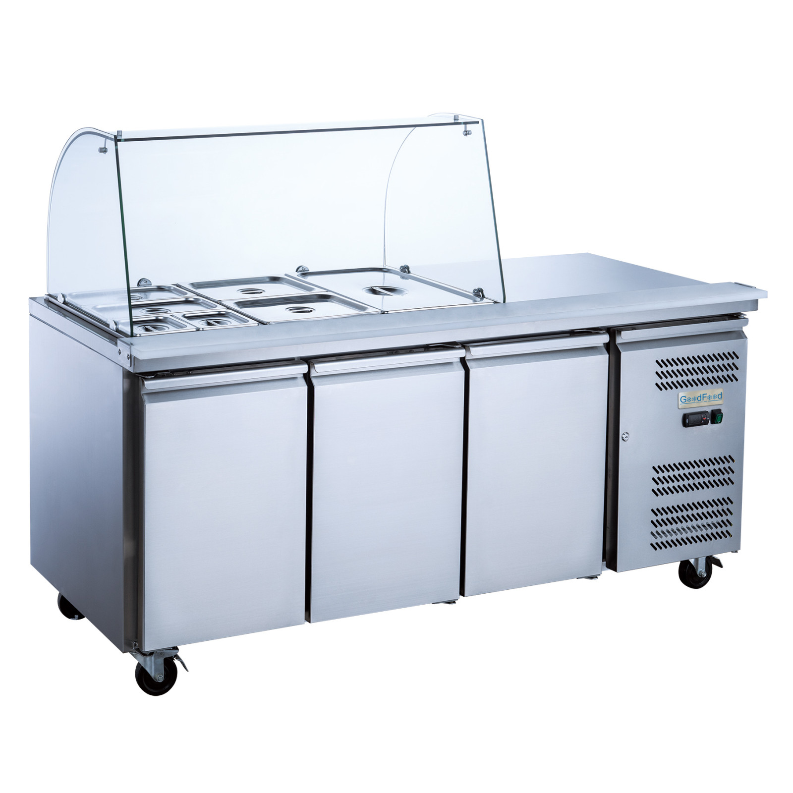 Стол холодильный GoodFood GF-GN3100SALGC-HC
