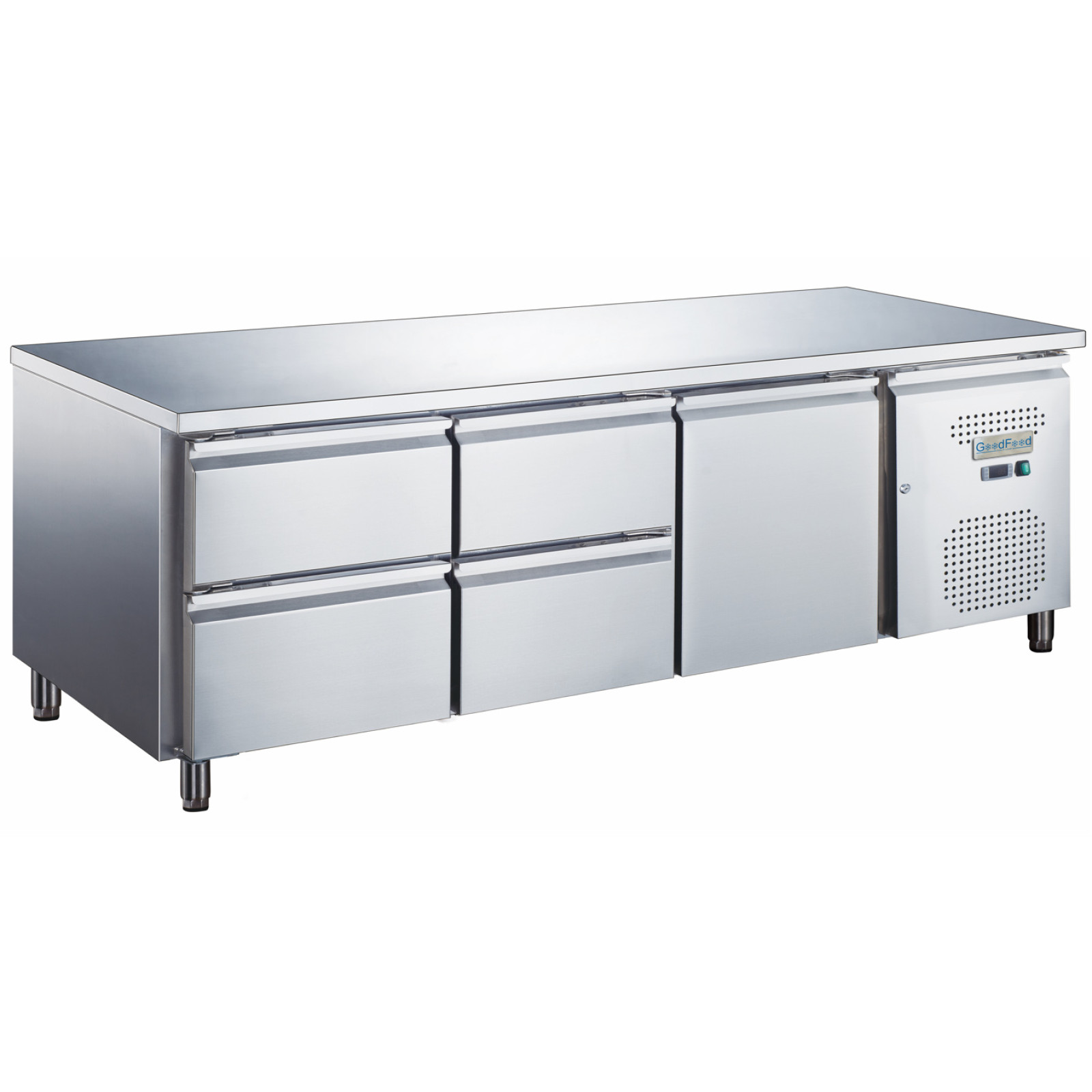 Стол холодильный GoodFood GF-UGN1640TN-HC UNDERCOUNTER четыре ящика