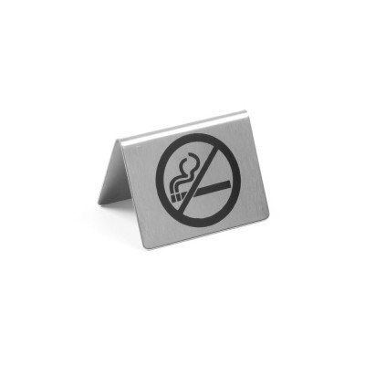 Табличка інформаційна – настільна «Не курити», 52x40(H) мм 663660 Hendi 18/0 Stainless steel