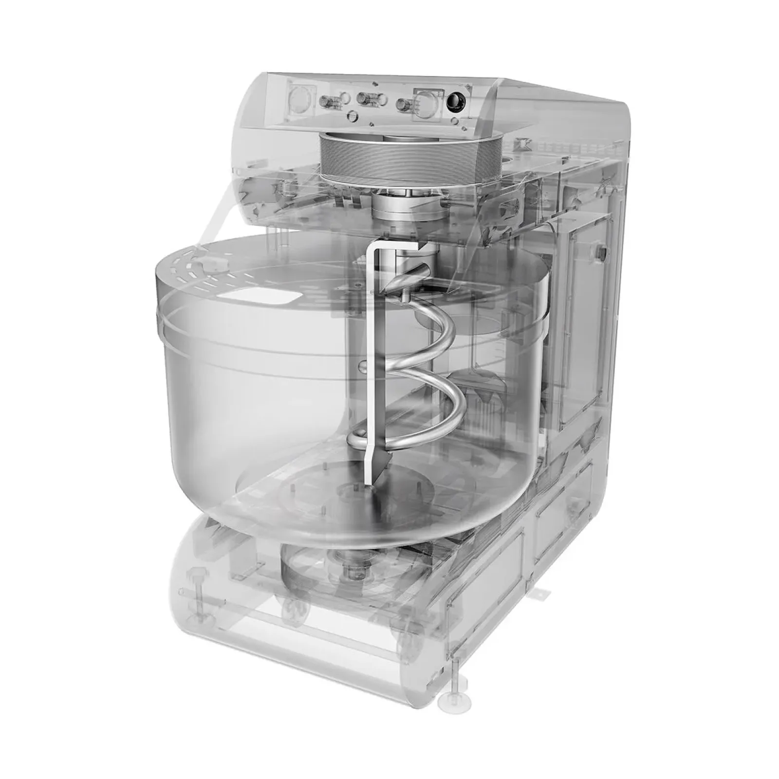 Тестомес спиральный пекарский PREMIUM PLUS GGM-Gastro STKMMK100 - 1