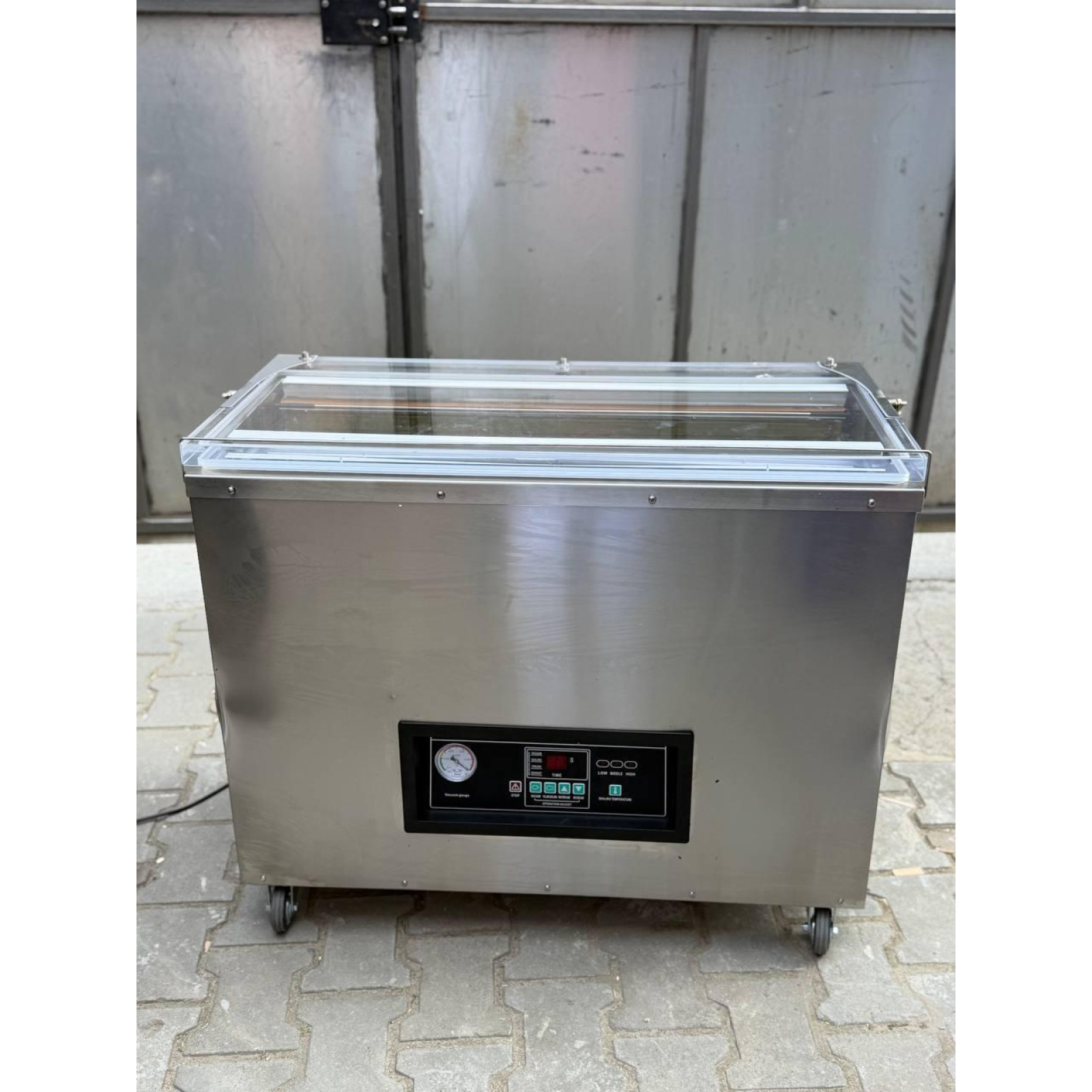 Вакуумный упаковщик напольный машина упаковочная вакууматор Vektor PM850(две запаечные планки 850 мм!)