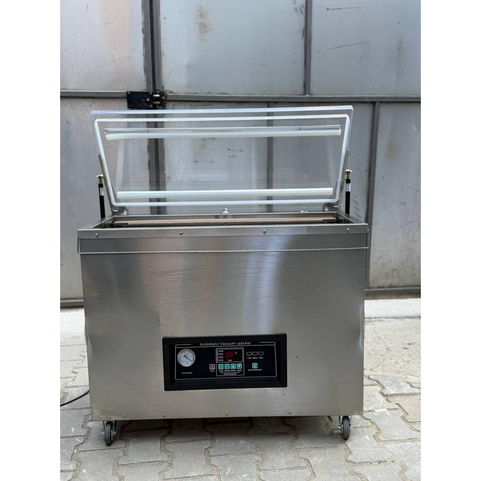 Вакуумный упаковщик напольный машина упаковочная вакууматор Vektor PM850(две запаечные планки 850 мм!) - 3