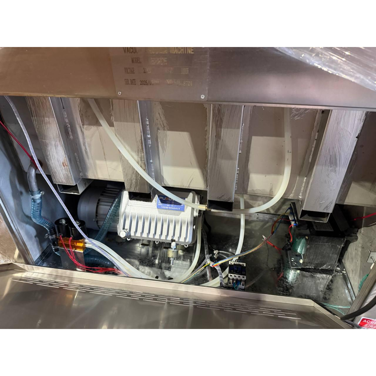 Вакуумный упаковщик напольный машина упаковочная вакууматор Vektor PM850(две запаечные планки 850 мм!) - 9