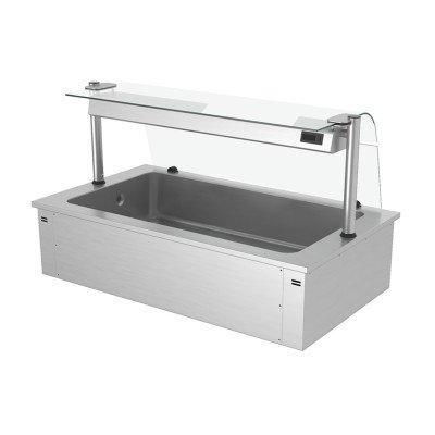 Вбудована крижана ванна 1,5 м - Серія C GGM Gastro EA156C