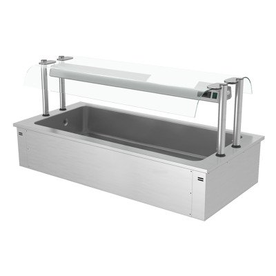 Встроенная ледяная ванна 1,8 м - Серия D GGM Gastro EA186D