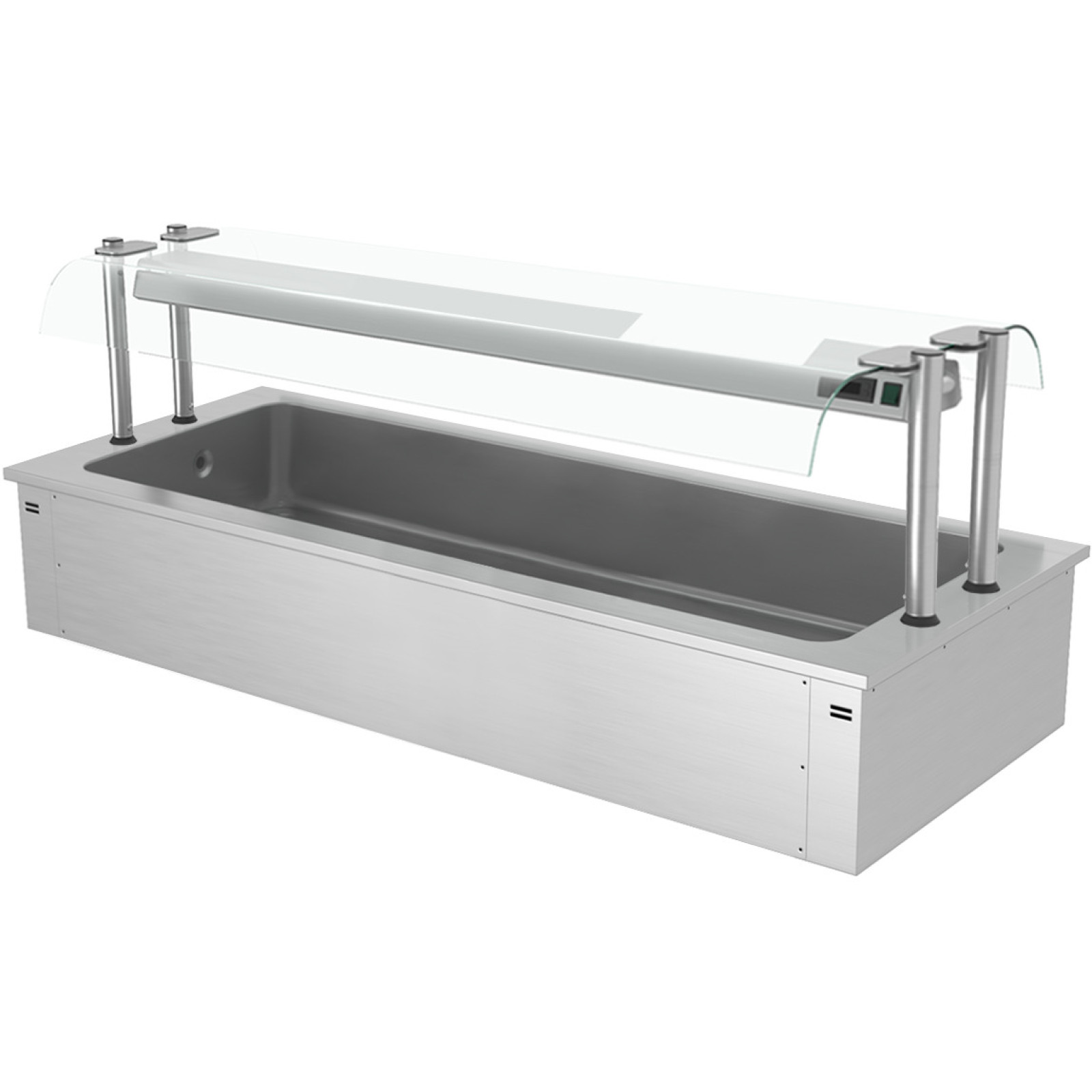 Вбудована крижана ванна 2,1 м - Серія D GGM Gastro EA216D
