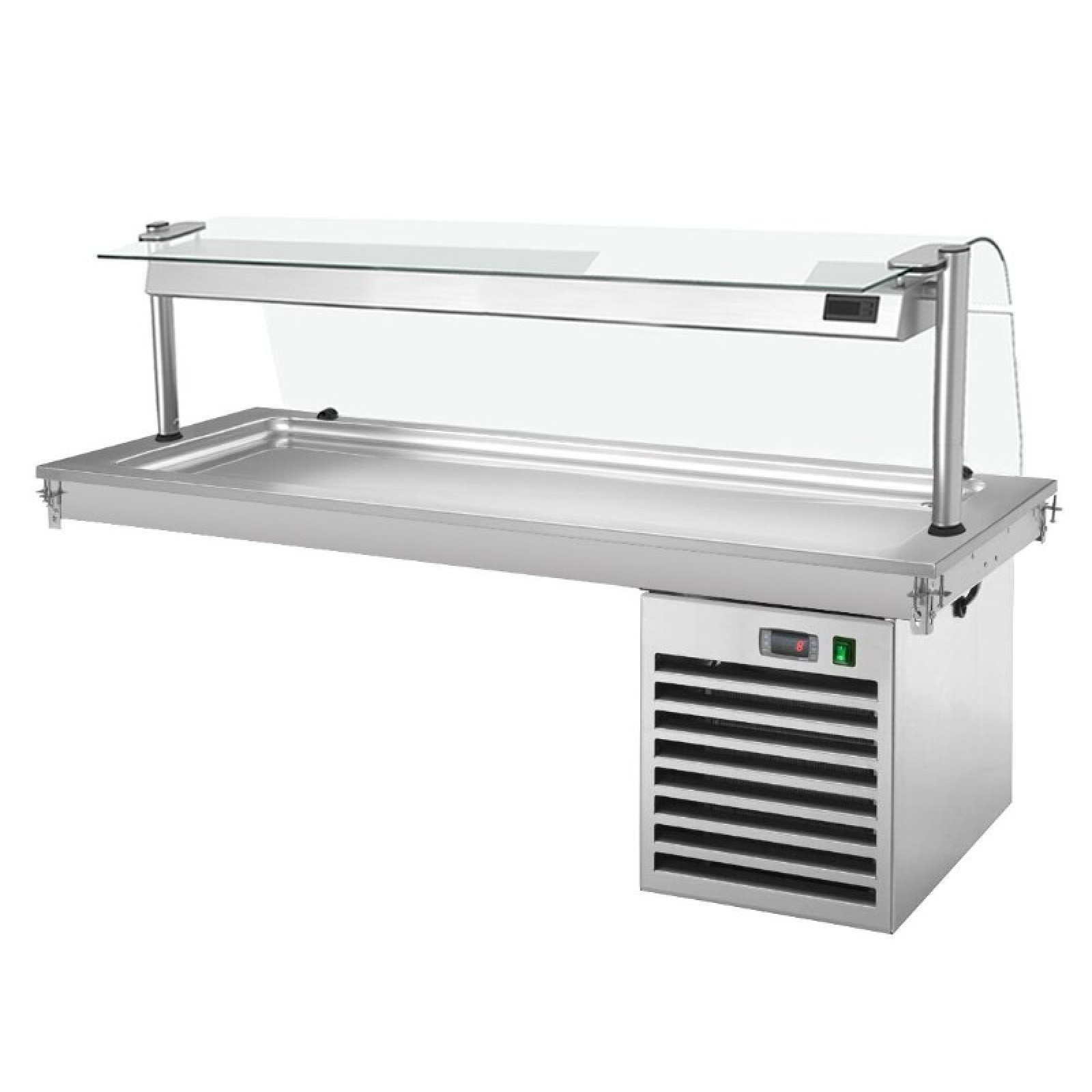 Встроенная охлаждающая плита 1,8 м - Серия C GGM Gastro PA186C
