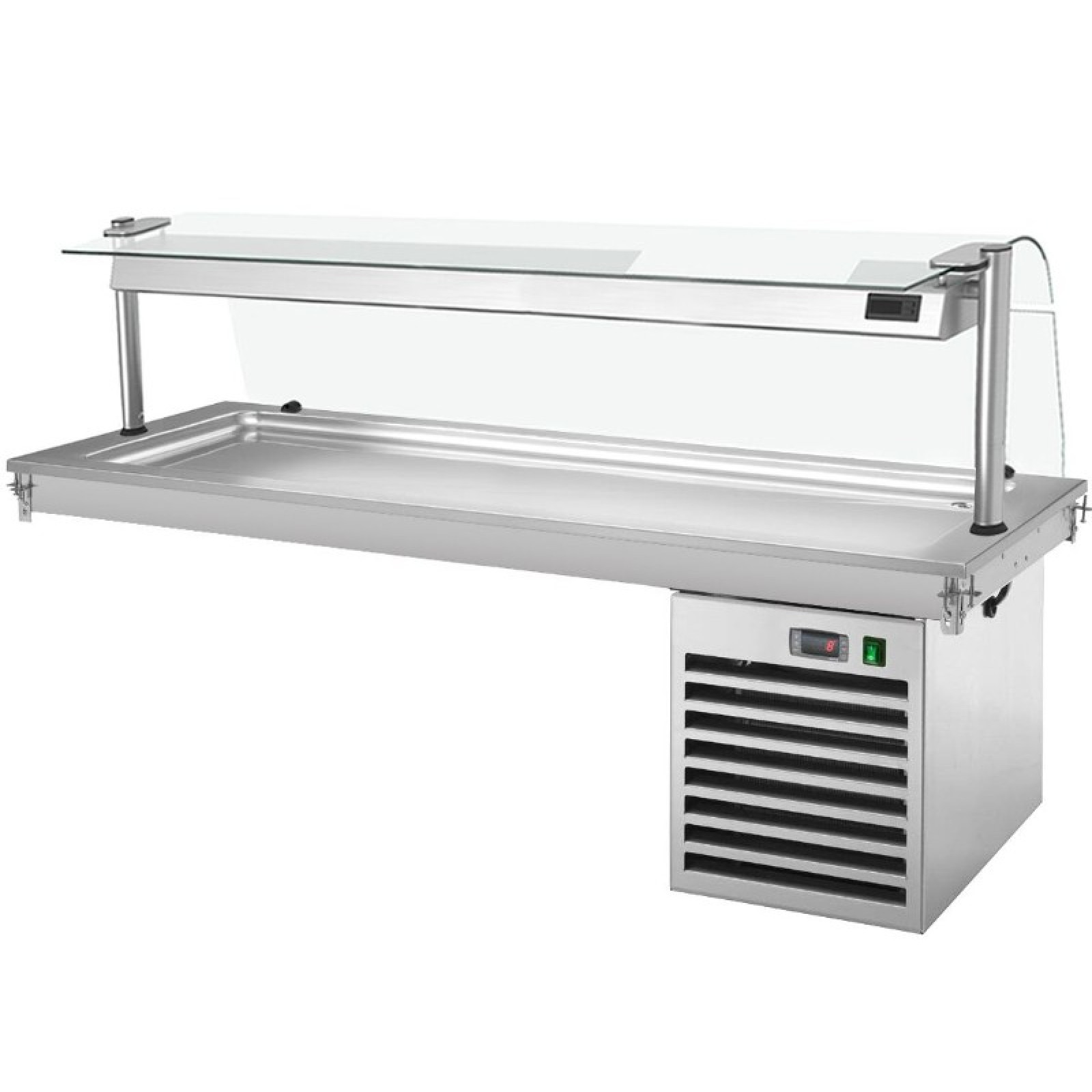 Встроенная охлаждающая плита 2,1 м - Серия C GGM Gastro PA216C