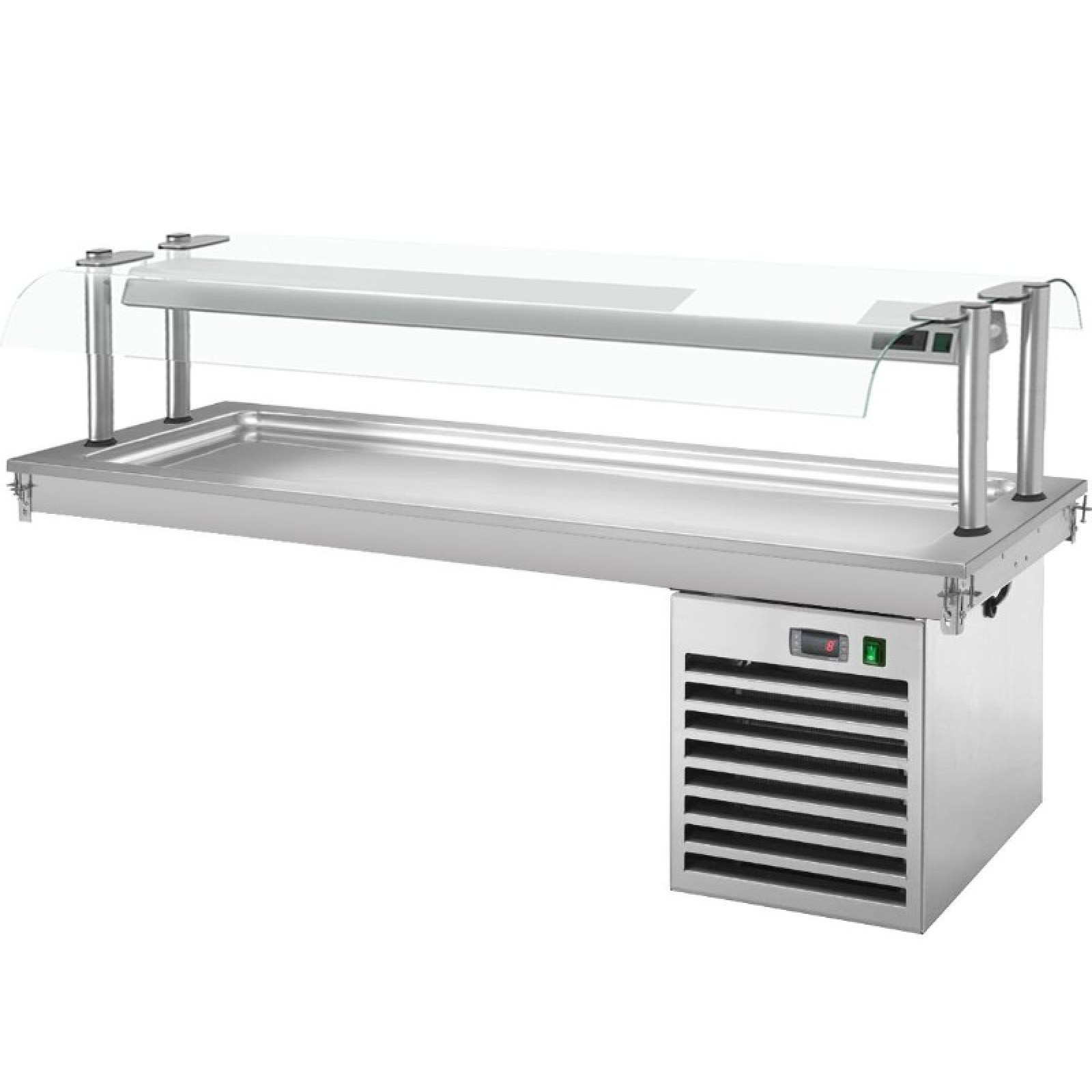 Встроенная охлаждающая плита 2,1 м - Серия D GGM Gastro PA216D