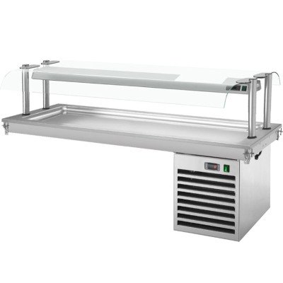 Вбудована охолоджувальна плита 2,1 м - Серія D GGM Gastro PA216D