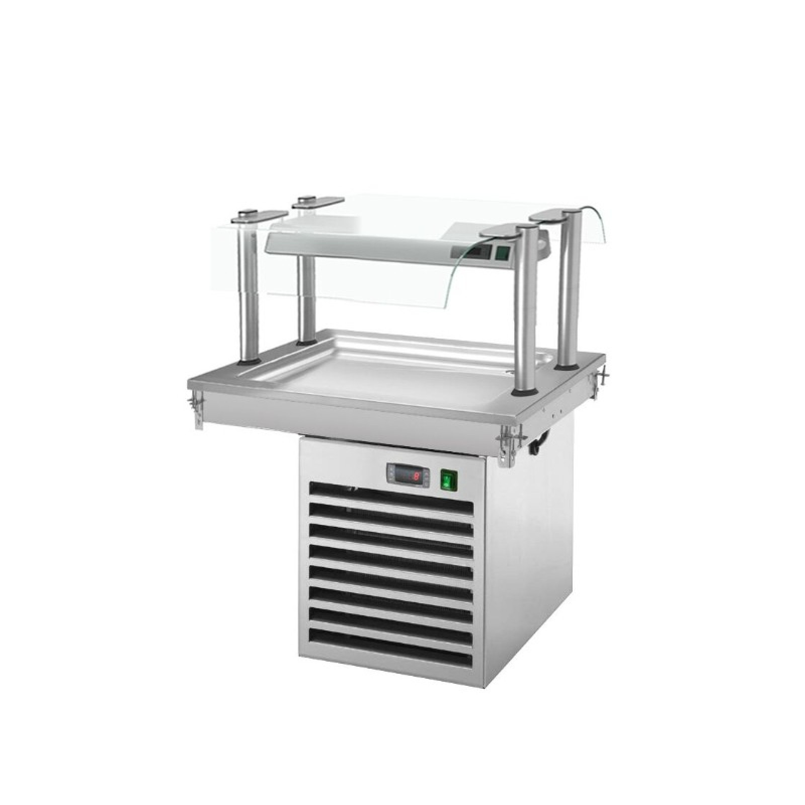 Встроенная охлаждающая плита 0,8 м - Серия D GGM Gastro PA86D