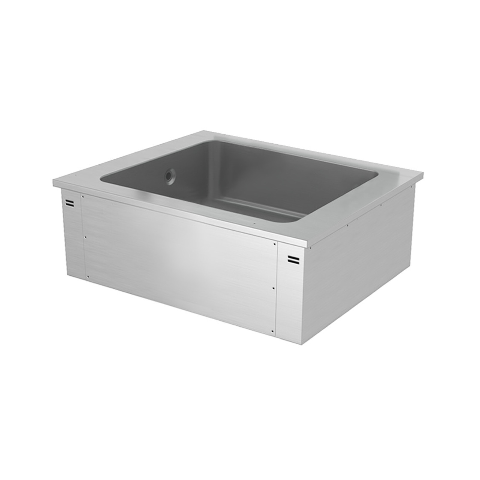 Встраиваемая ванна для льда - 0,8м - 2x GN 1/1 GGM Gastro EA86A
