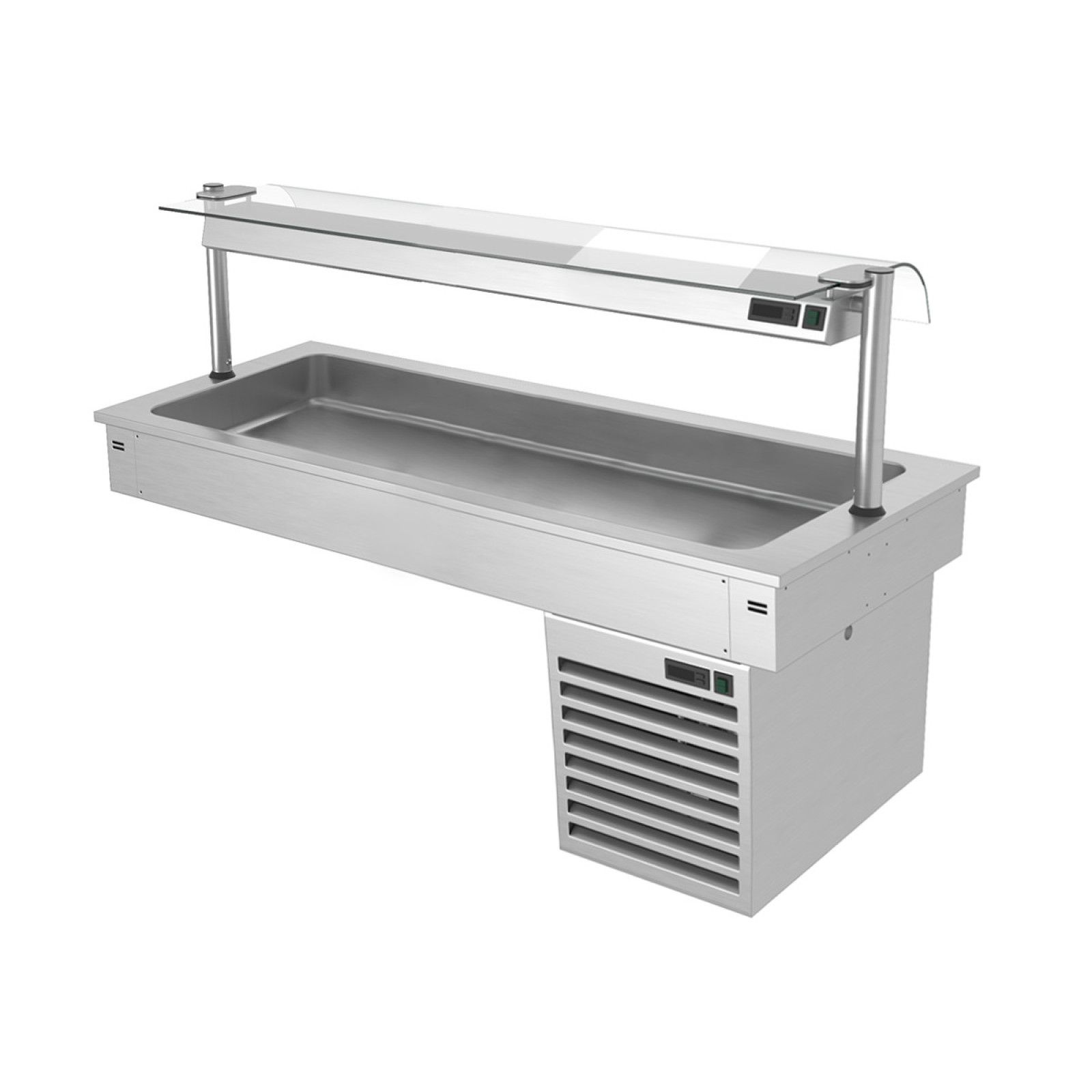 Встроенная охлаждающая ванна 1,5 м - Серия B GGM Gastro KA156B