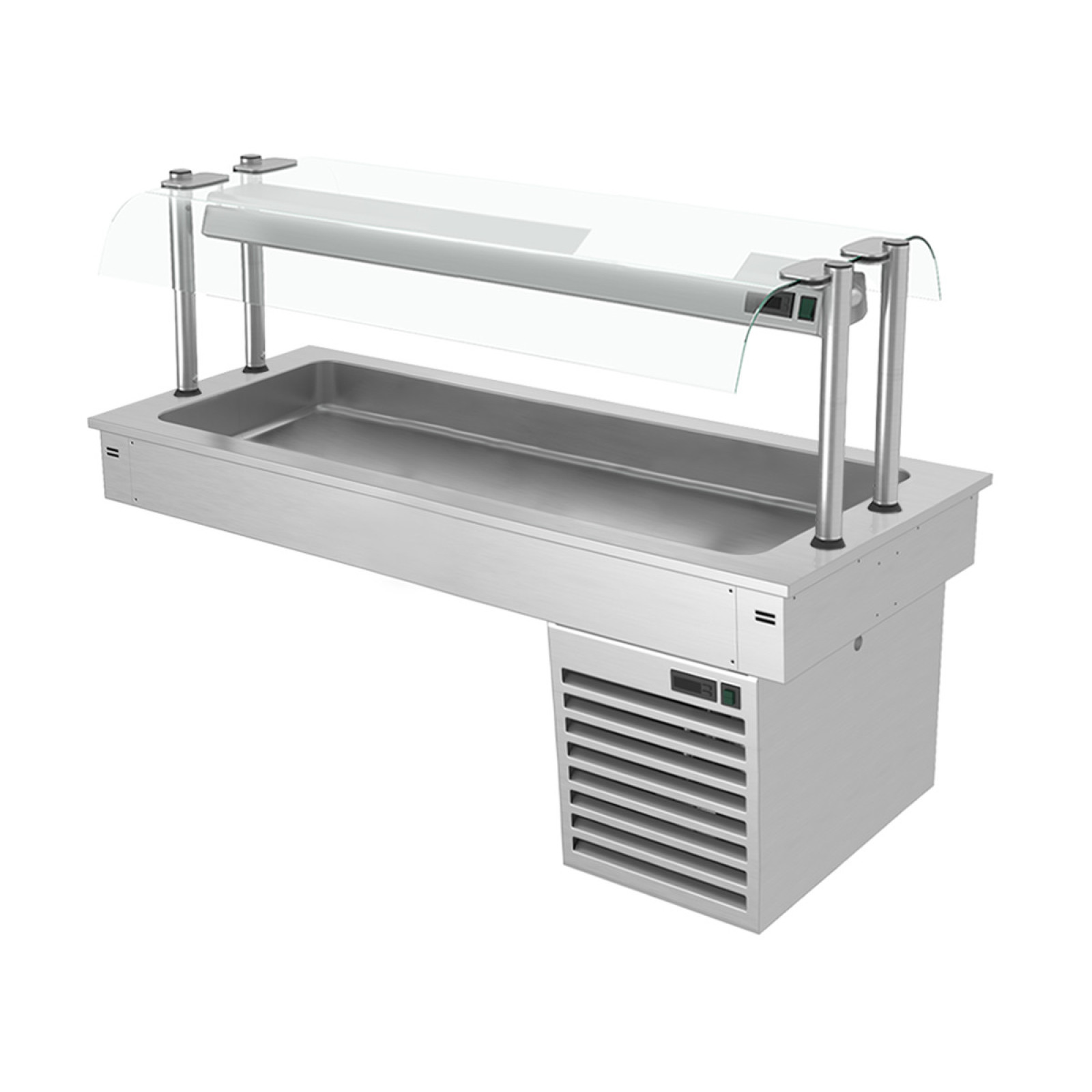 Встроенная охлаждающая ванна 1,5 м - Серия D GGM Gastro KA156D