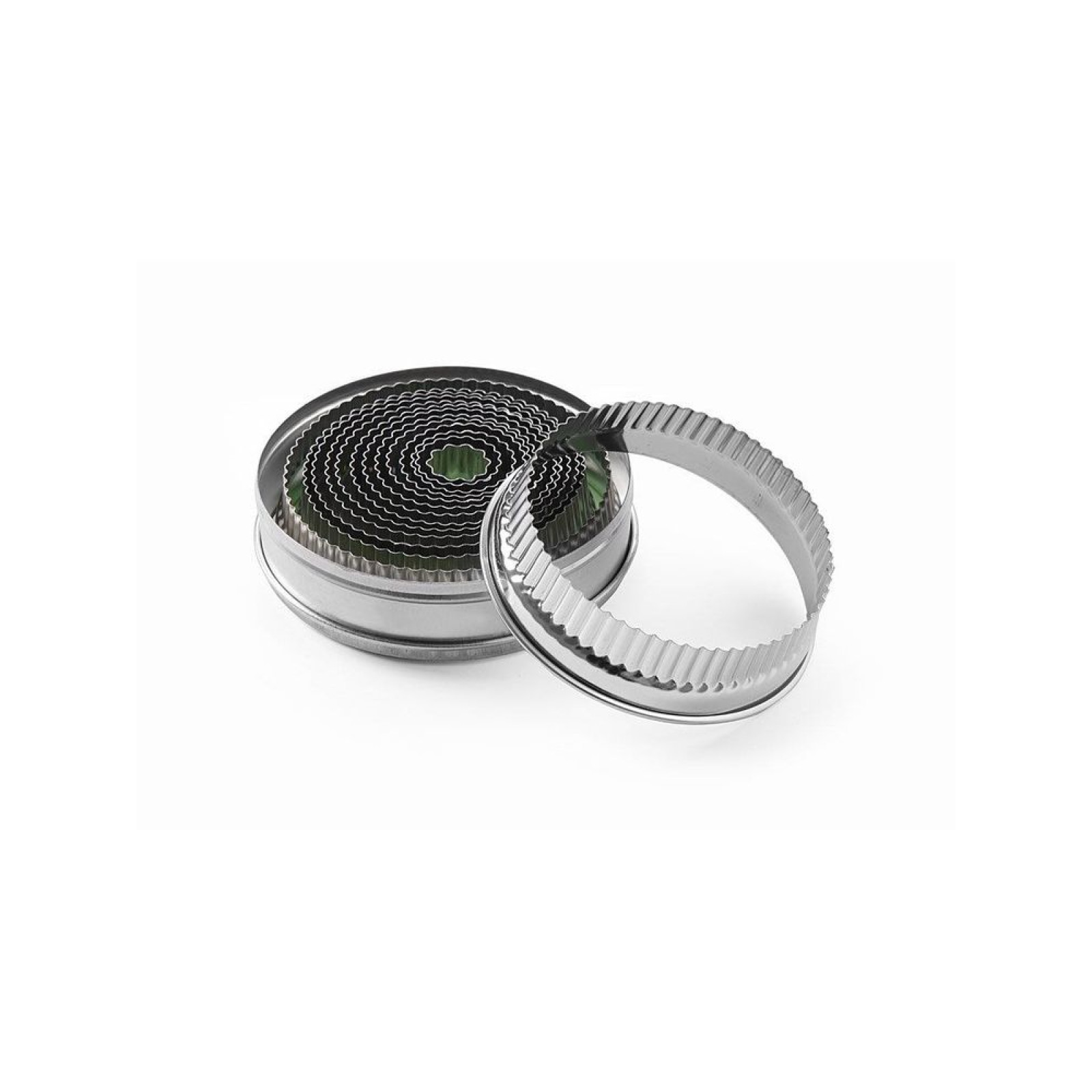 Вырубка кондитерская -14 шт., зубчатый край, ø20-108 мм 674413 Hendi Stainless steel