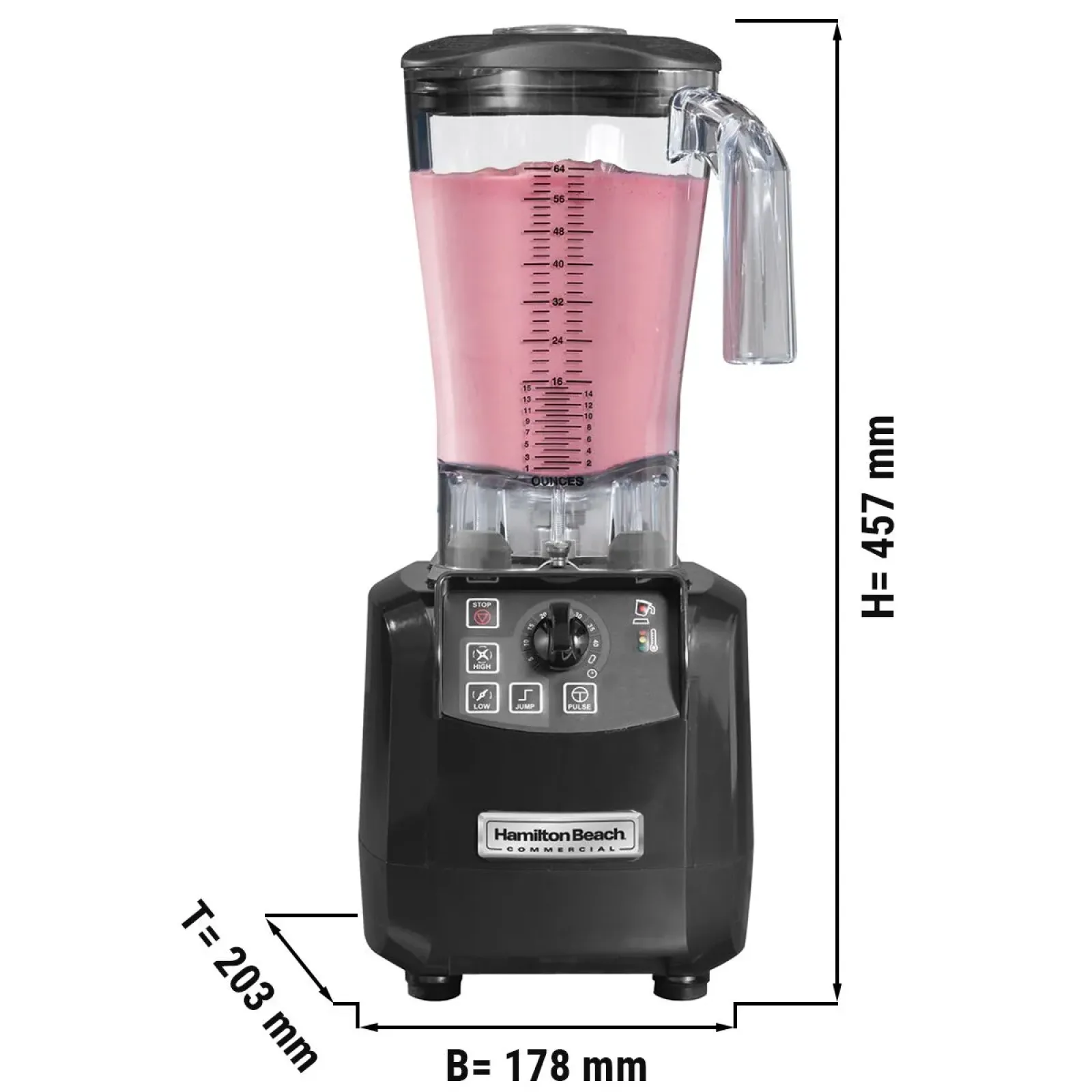 Високопродуктивний блендер HBH650 GGM-Gastro MHPHBC6 - 3