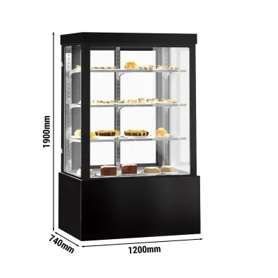 Витрина для кондитерских изделий - 1,2 м GGM Gastro KTG127W
