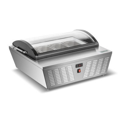 Витрина для мороженого GoodFood RTD67R изогнутое стекло