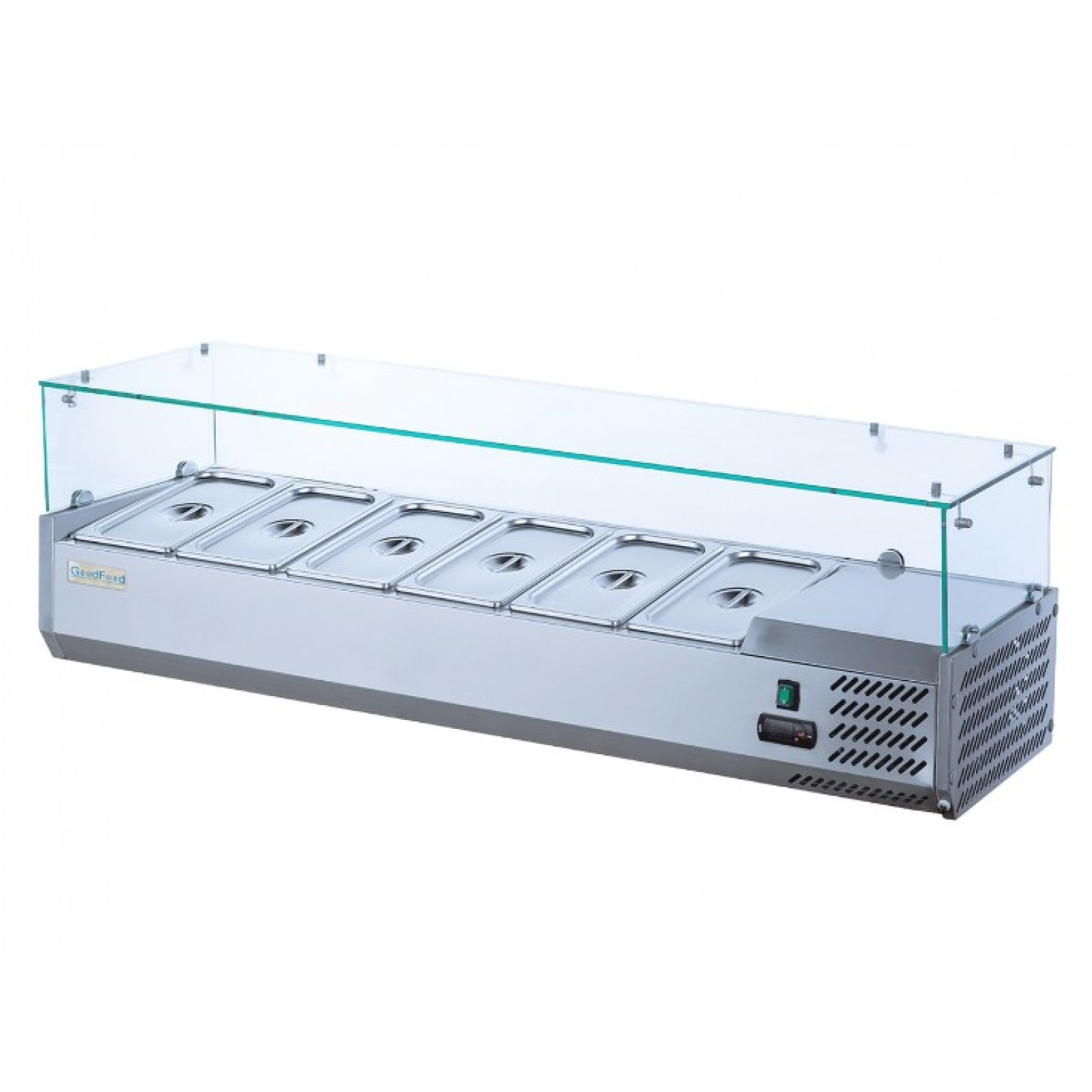 Холодильная витрина для топпинга GoodFood GF-VRX1200/330-H6C