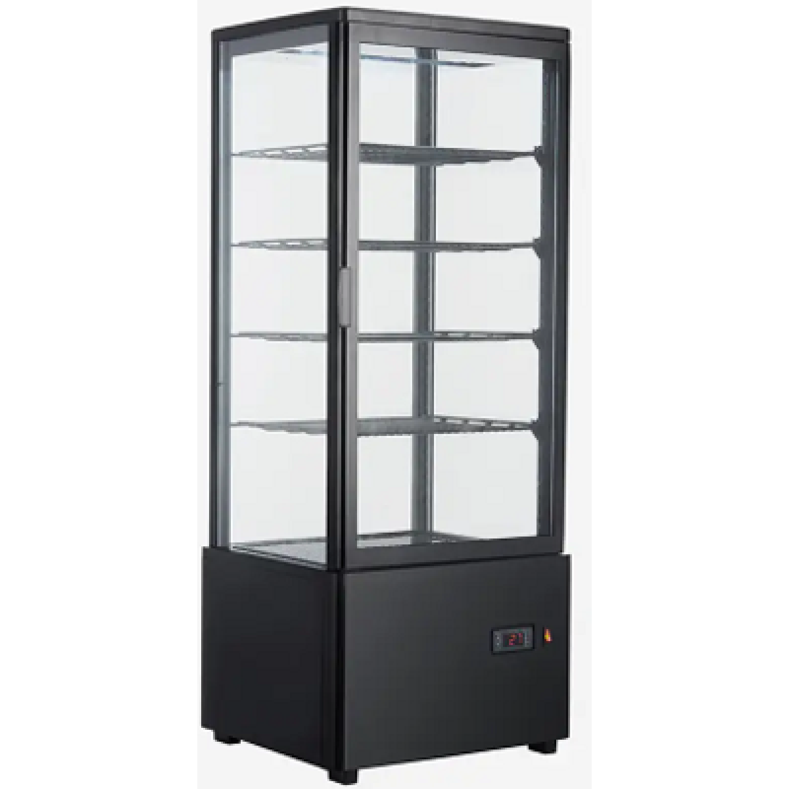 Витрина холодильная Hurakan HKN-UPD78B black