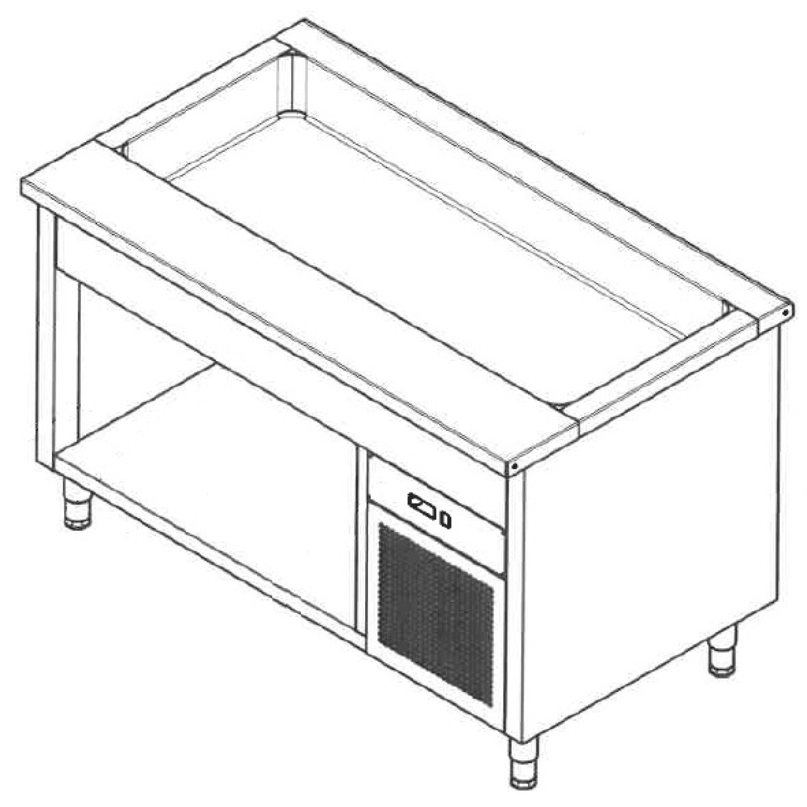 Витрина холодильная Kogast SR1404150N
