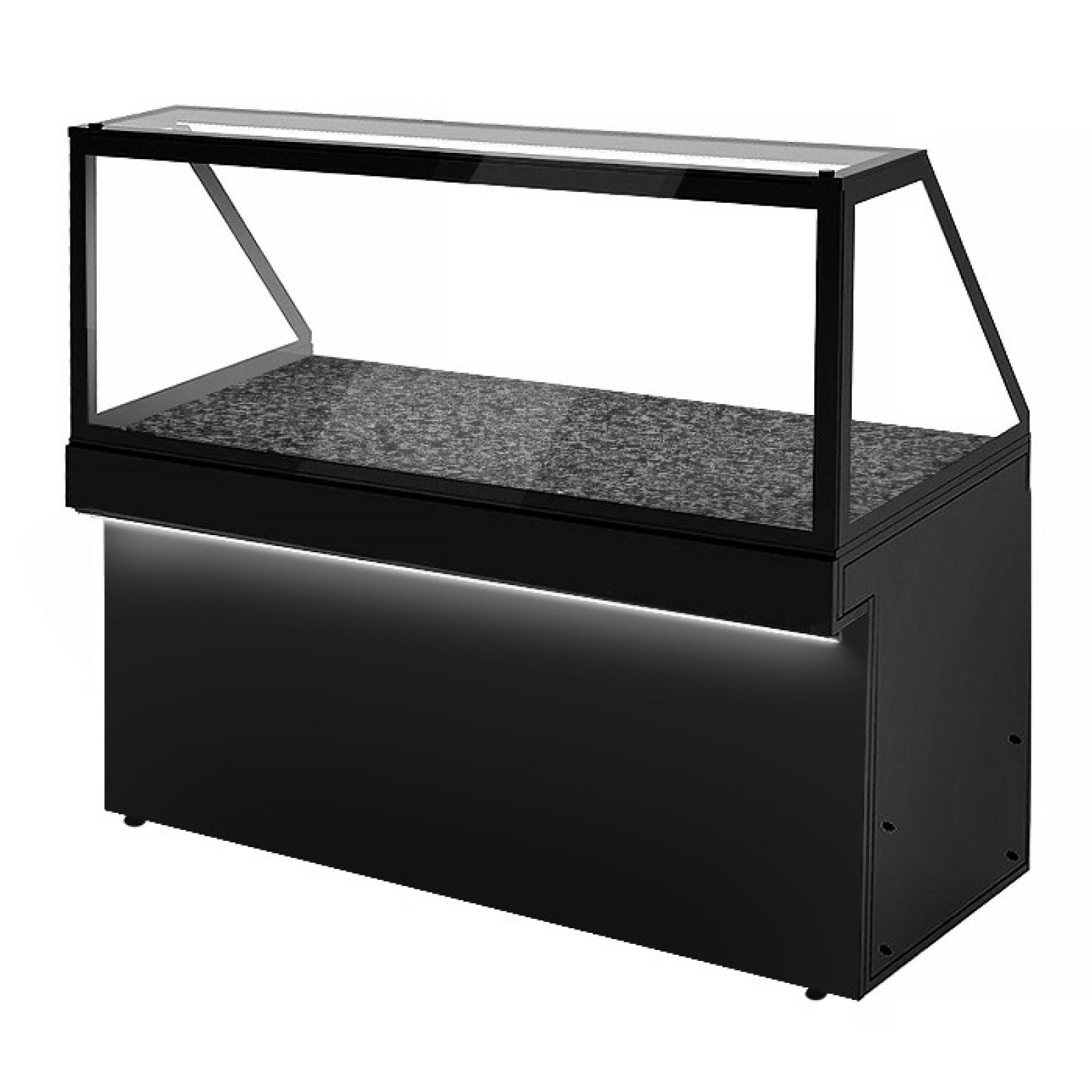 Вітрина теплова - 1,3 x 0,8 m GGM Gastro WHVA188-N