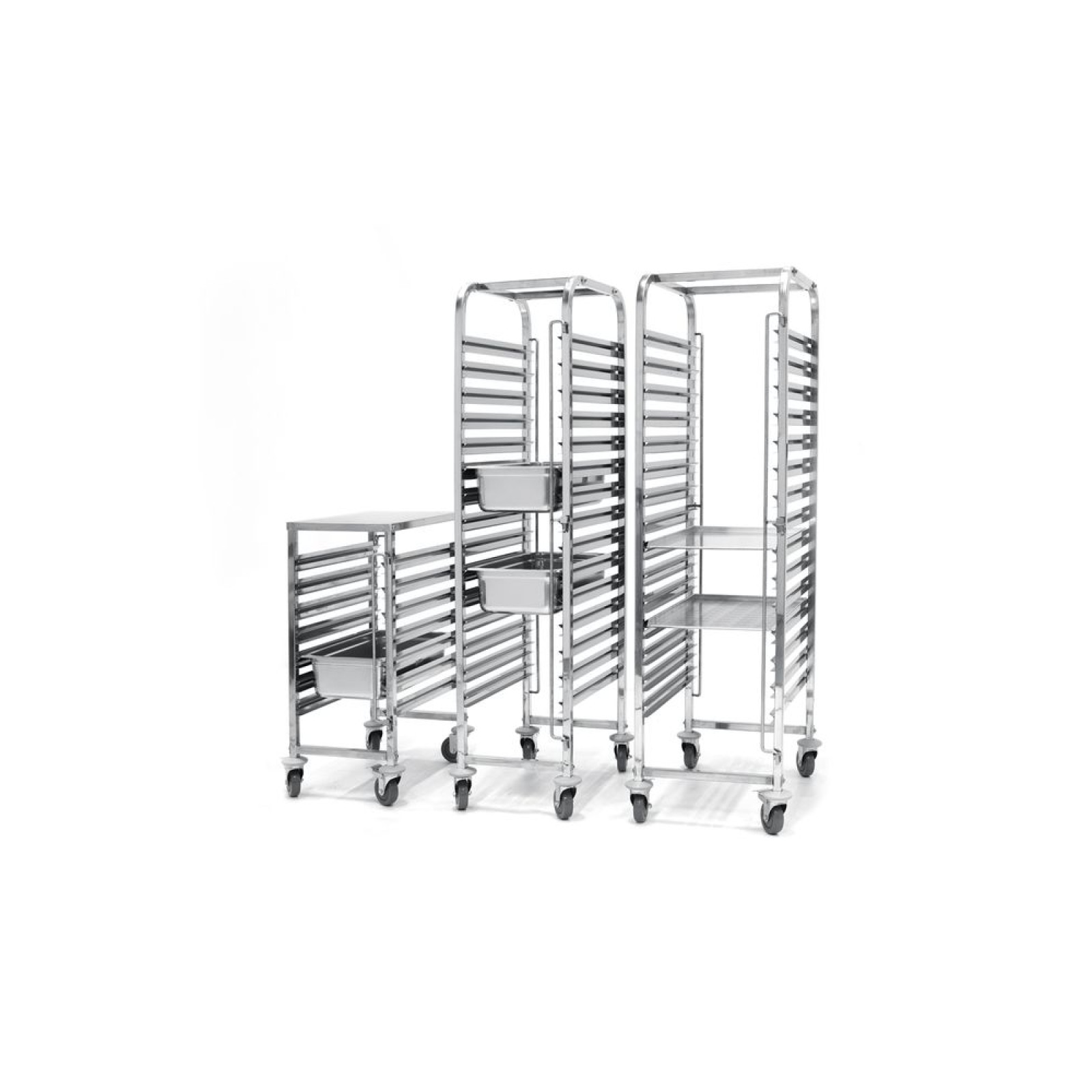 Візок для лотків 15 x 600x400 мм 810651 Hendi Stainless steel - 1