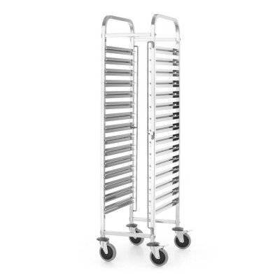 Візок Kitchen Line для транспортування контейнерів 15x GN 1/1 380x550x(H)1735 813270 Hendi Stainless steel
