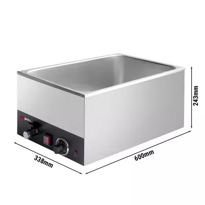 Водяная баня электрическая со сливным краном - 150 мм GGM Gastro BMH230