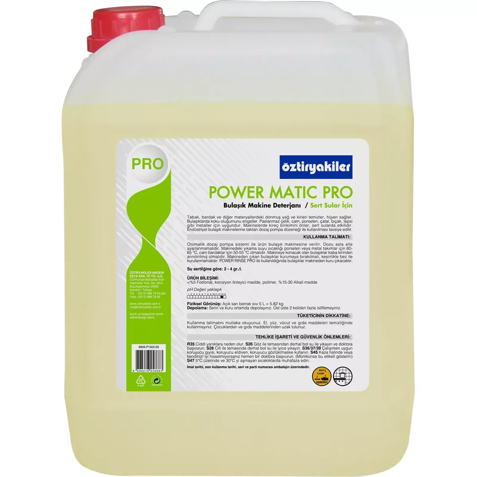 Засіб для миття 20л POWER MATIC PRO OZTI