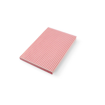 Жиронепроникна паперова серветка - зразок у клітку - 420x275 mm 678152 Hendi Greaseproof paper