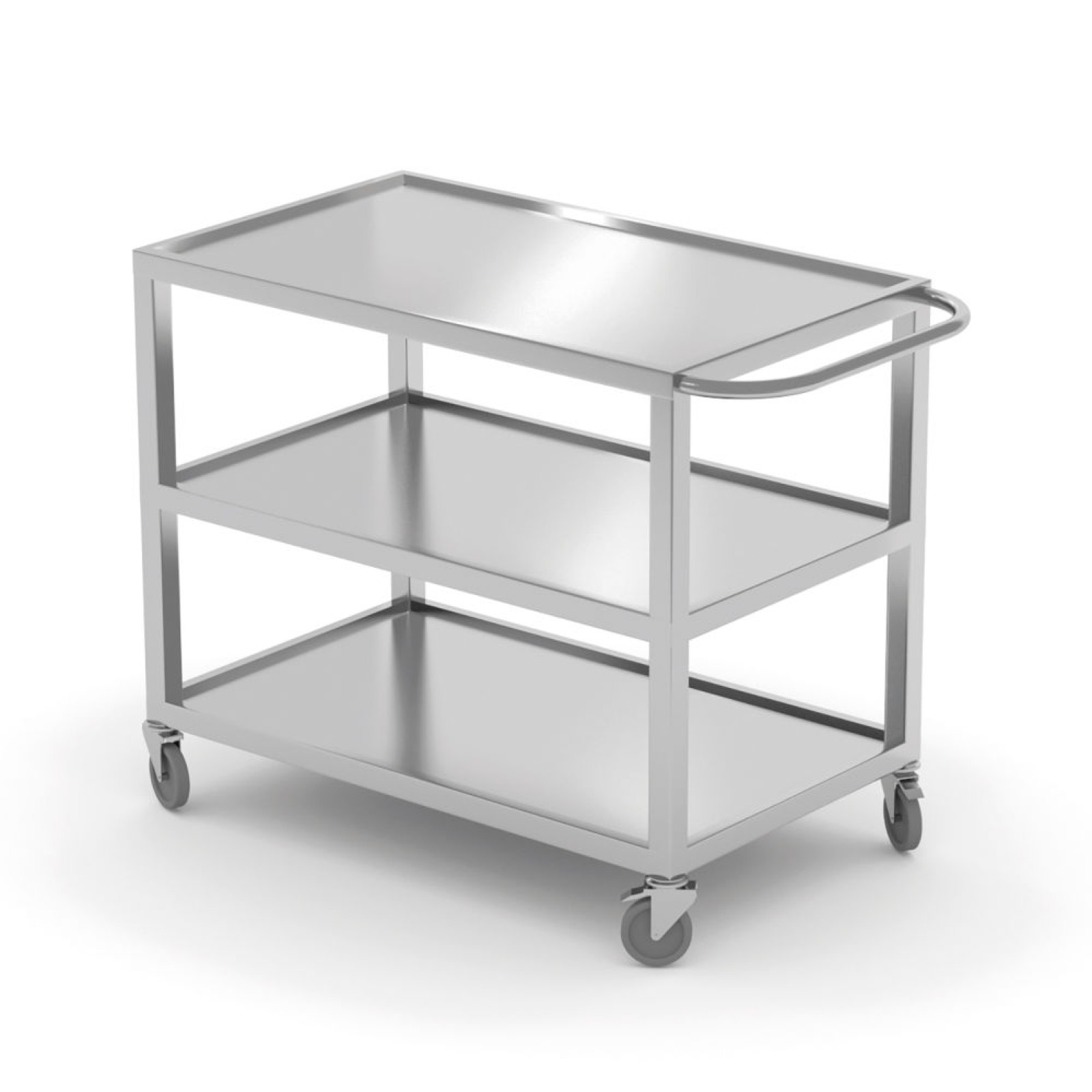 Сварная тележка с 3 полками - 800x500x(H)850 mm 810224 Hendi Stainless steel