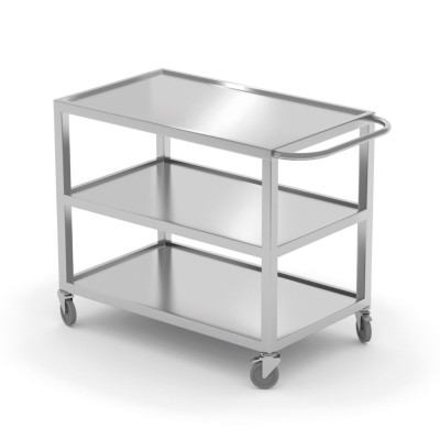 Сварная тележка с 3 полками - 800x500x(H)850 mm 810224 Hendi Stainless steel